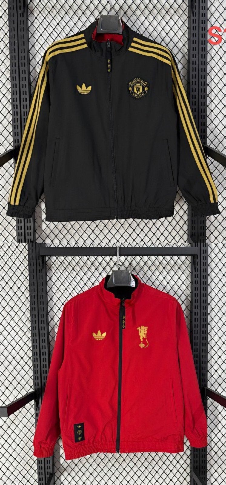 Omkeerbaar jack Manchester United Adidas, Meerkleurig, Nieuw, Overige maten, Ophalen of Verzenden