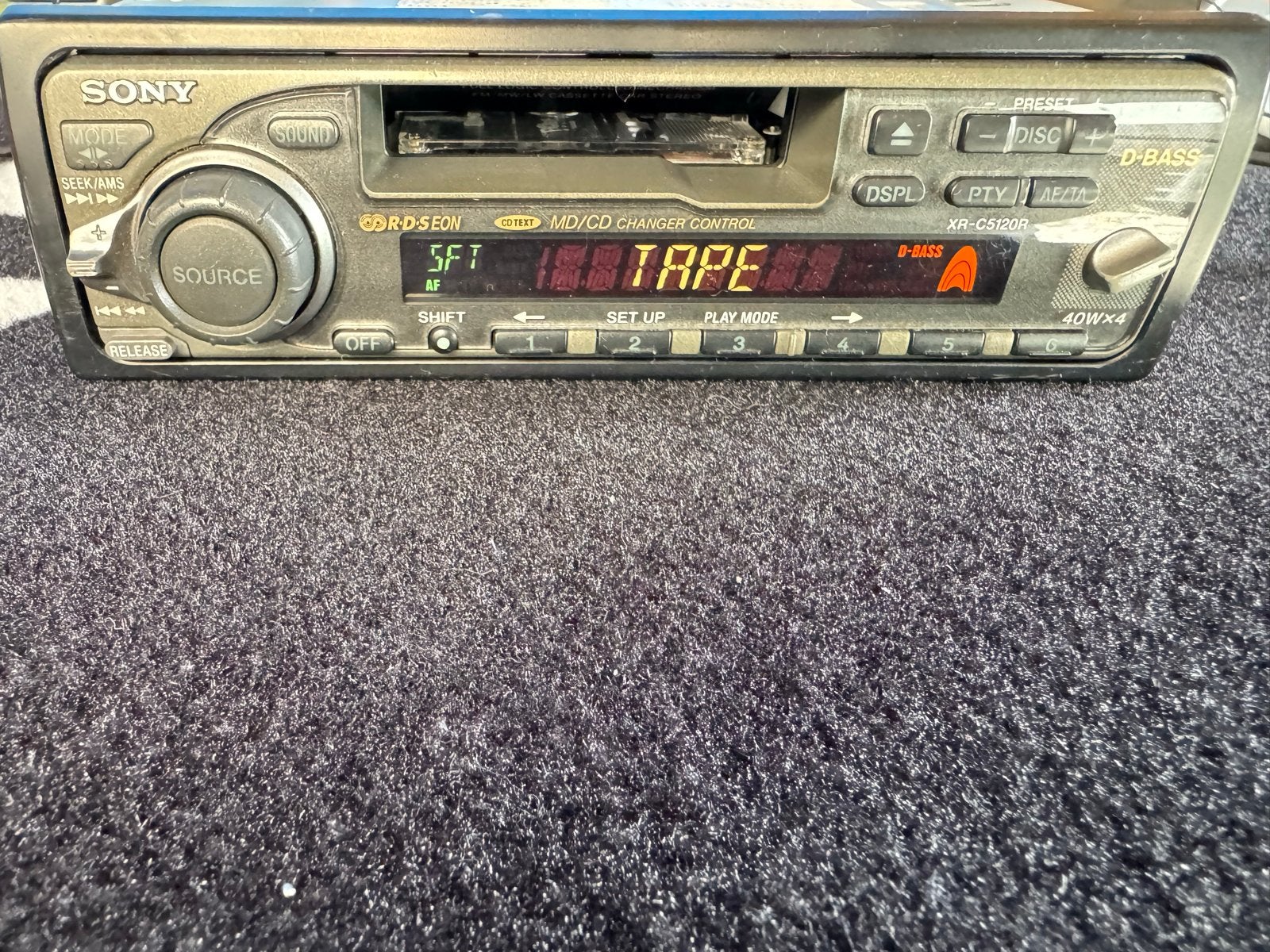 Sony XR-C5120R Autoradio met Cassettespeler, Auto diversen, Autoradio's, Ophalen of Verzenden, Zo goed als nieuw