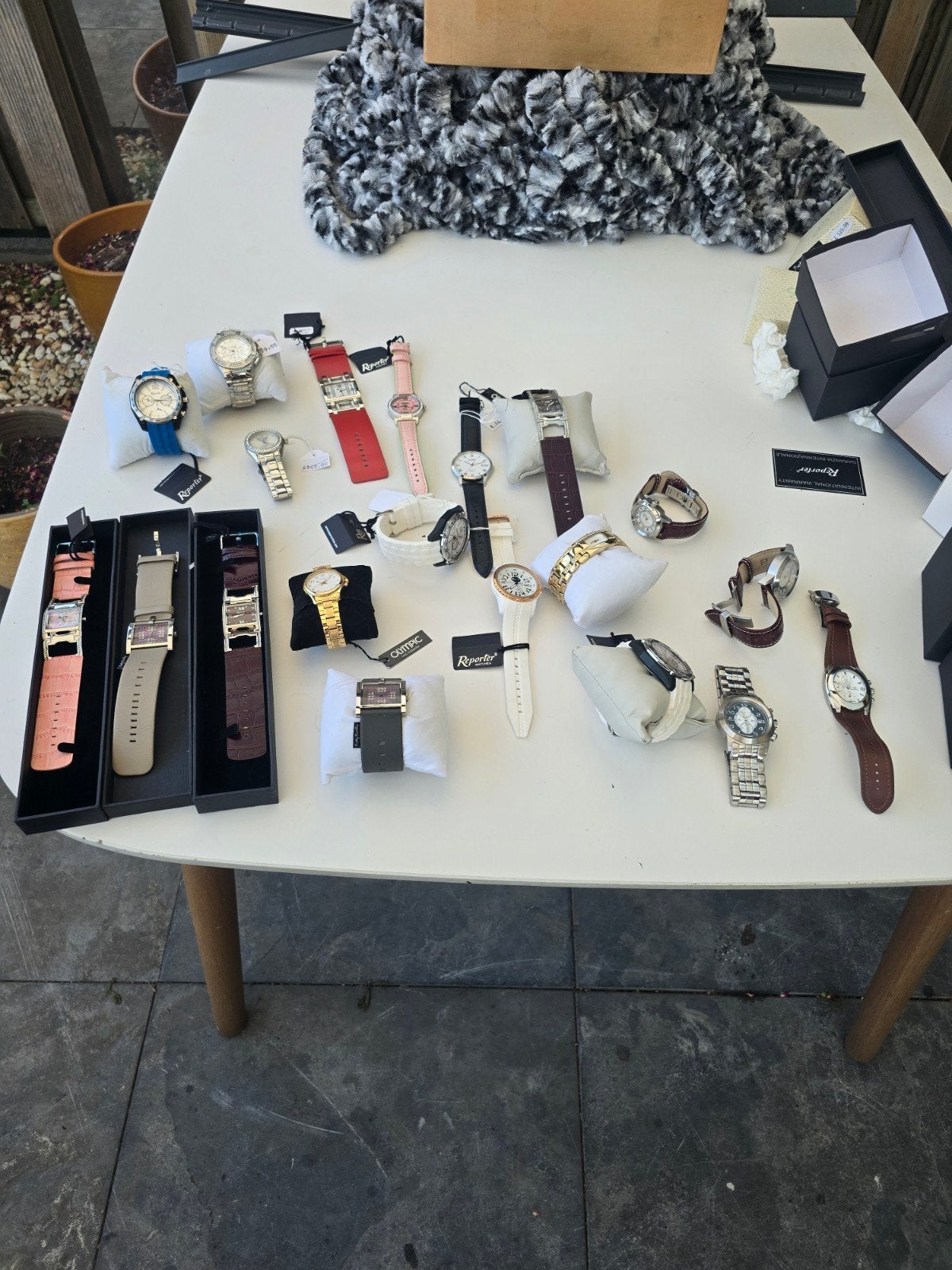 Diverse nieuwe horloges: Olympic, Esprit, Reporter en meer, Ophalen of Verzenden, Nieuw, Staal, Overige merken