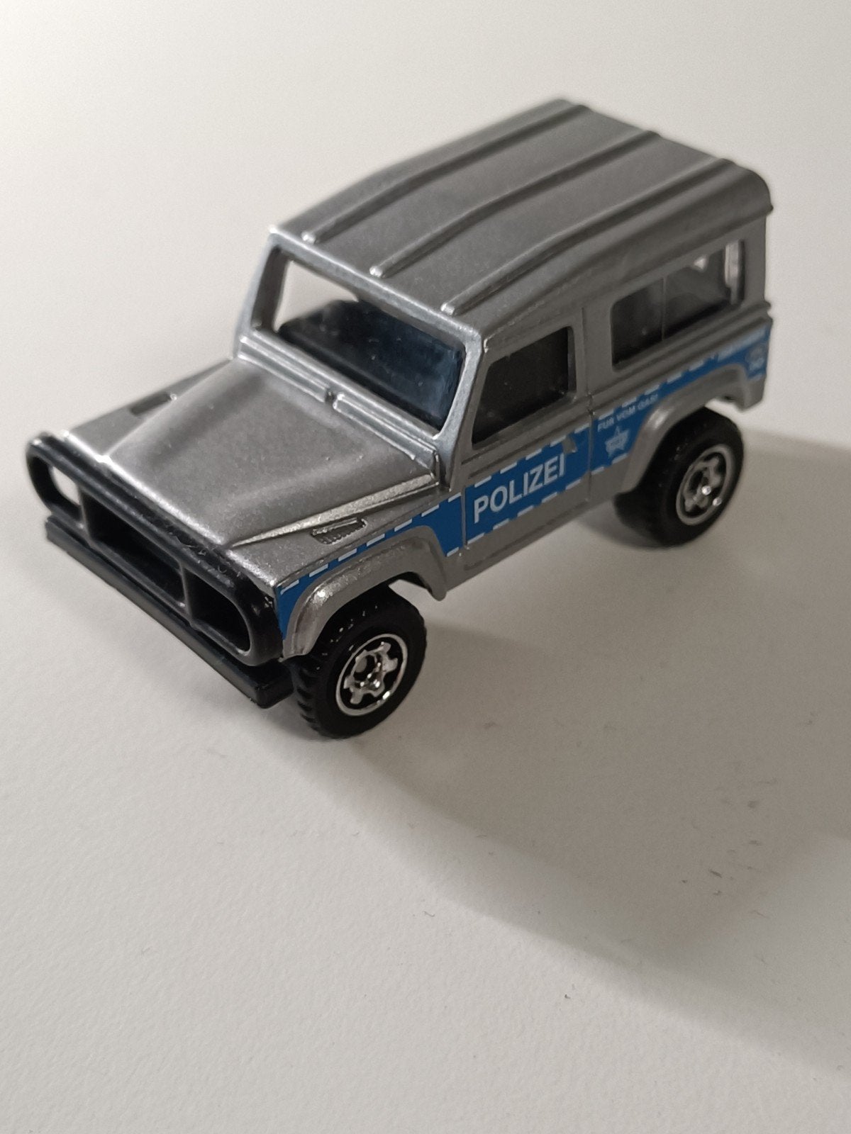 Matchbox Land rover 90 Polizei  - Zo goed als nieuw, Ophalen of Verzenden, Zo goed als nieuw, Auto
