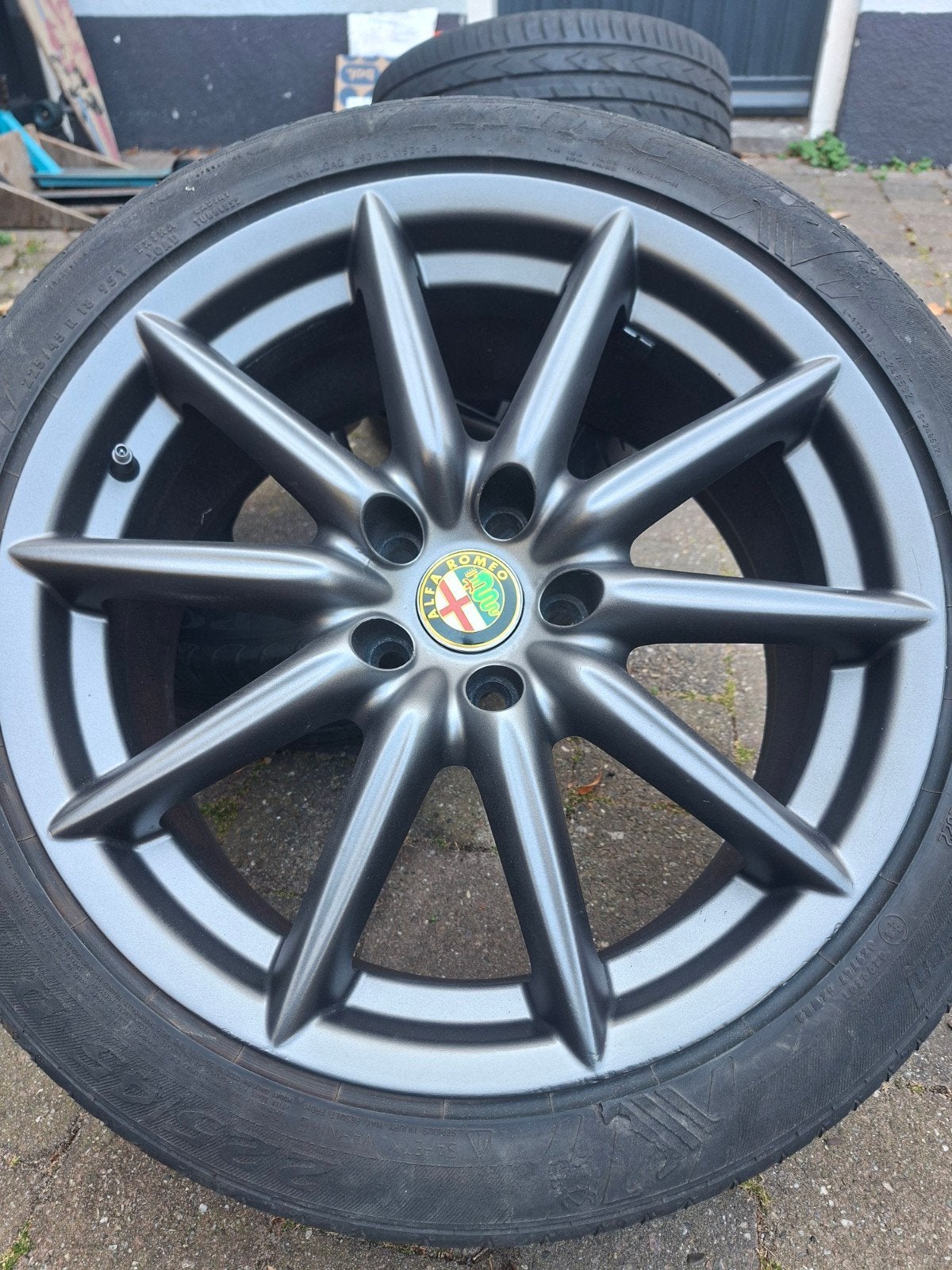 Alfa Romeo 159 / Brera / Spider TI 18 inch velgen, 18 inch, Gebruikt, Banden en Velgen, Ophalen of Verzenden