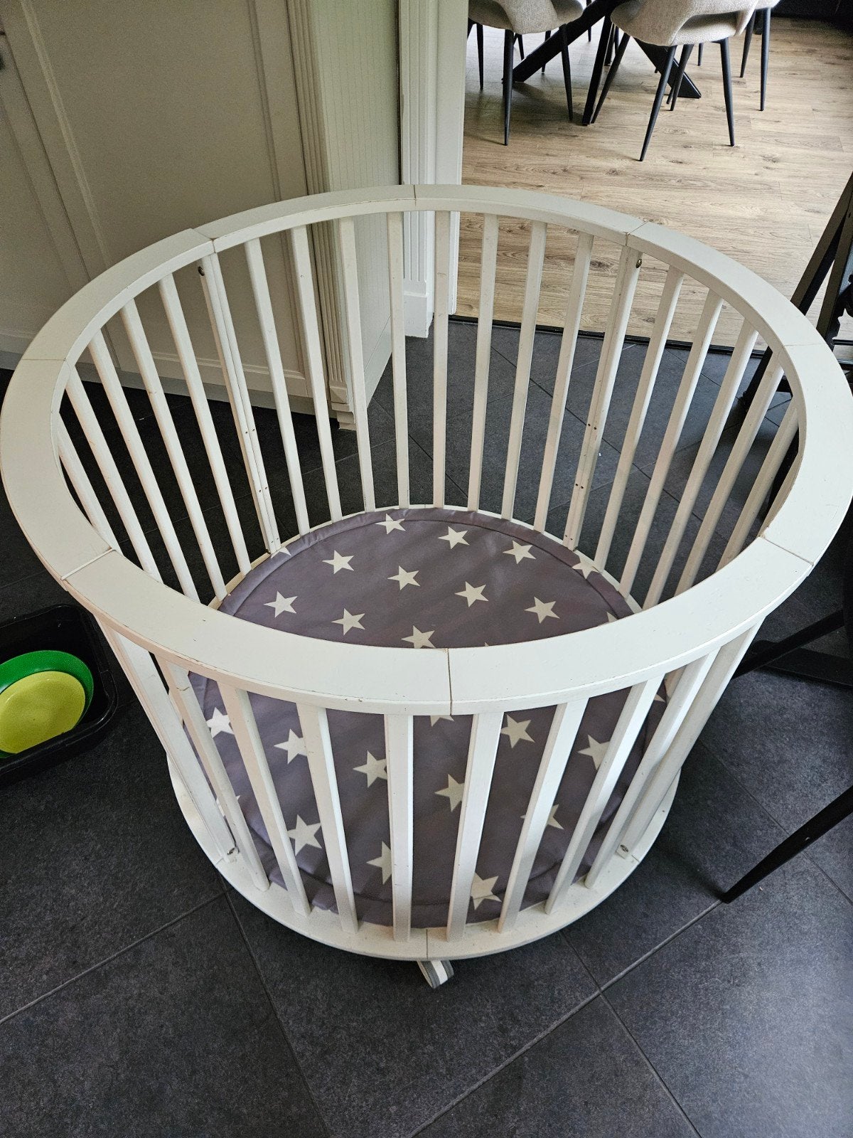 Ronde box doorsnede 98cm, Kinderen en Baby's, Boxen, Ophalen of Verzenden, Gebruikt, Rond, In hoogte verstelbaar