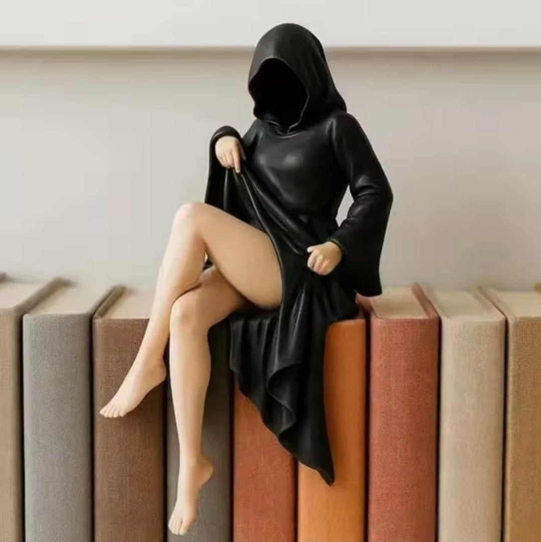 Gotische vrouw - Mysterieuze dame, Zwart, Nieuw, Kunststof, Ophalen of Verzenden