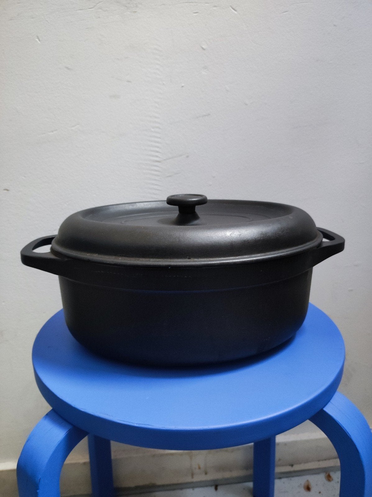 Zwarte ovale gietijzeren Fontignac pan, Ophalen of Verzenden, Gietijzer