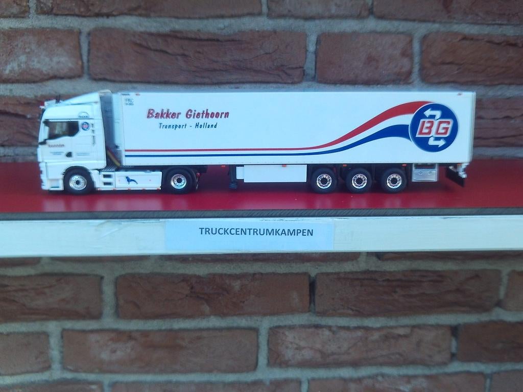 WSI  Man  TGX  GM  4 x 2  van  Bakker  Giethoorn., Hobby en Vrije tijd, Modelauto's | 1:50, Ophalen of Verzenden, Nieuw, Bus of Vrachtwagen