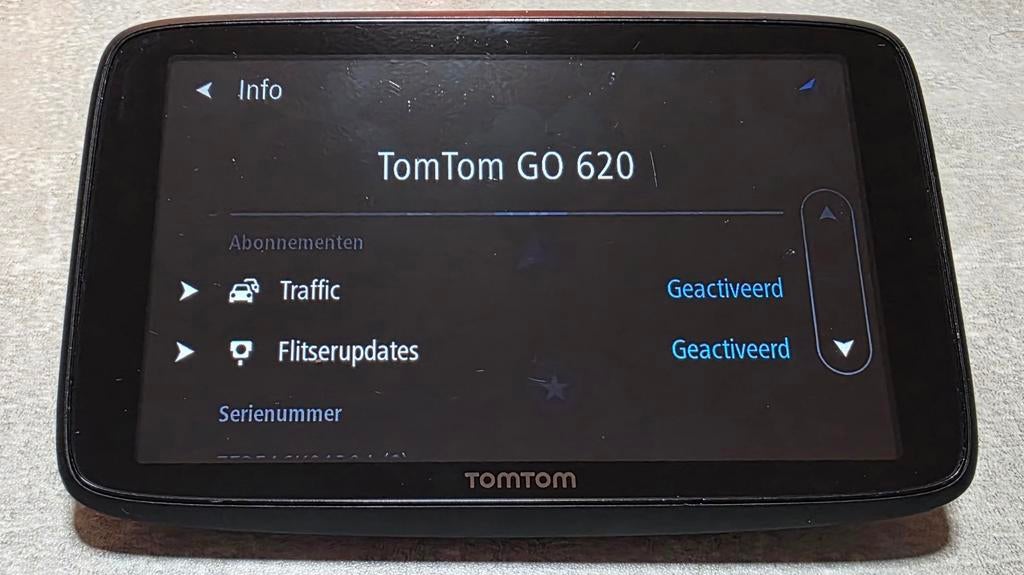 TomTom GO 620 - Compleet met extra houders en laders!, Auto diversen, Autonavigatie, Verzenden, Gebruikt