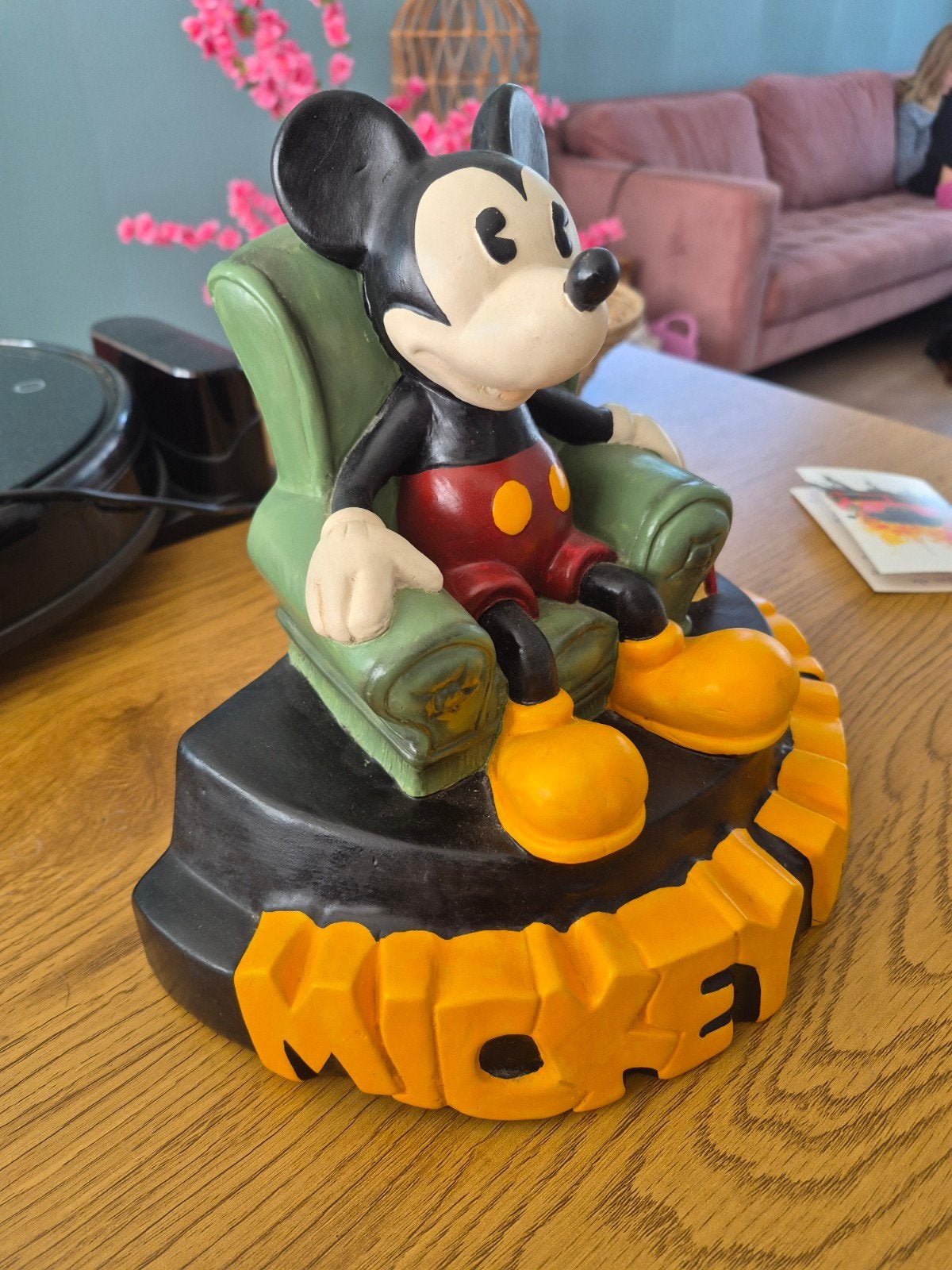 Vintage Mickey Mouse Beeldje - Disney Demons & Merveilles, Verzamelen, Ophalen of Verzenden, Mickey Mouse, Zo goed als nieuw, Beeldje of Figuurtje
