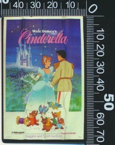Sticker: Cinderella, Ophalen of Verzenden, Zo goed als nieuw, Film, Tv of Omroep