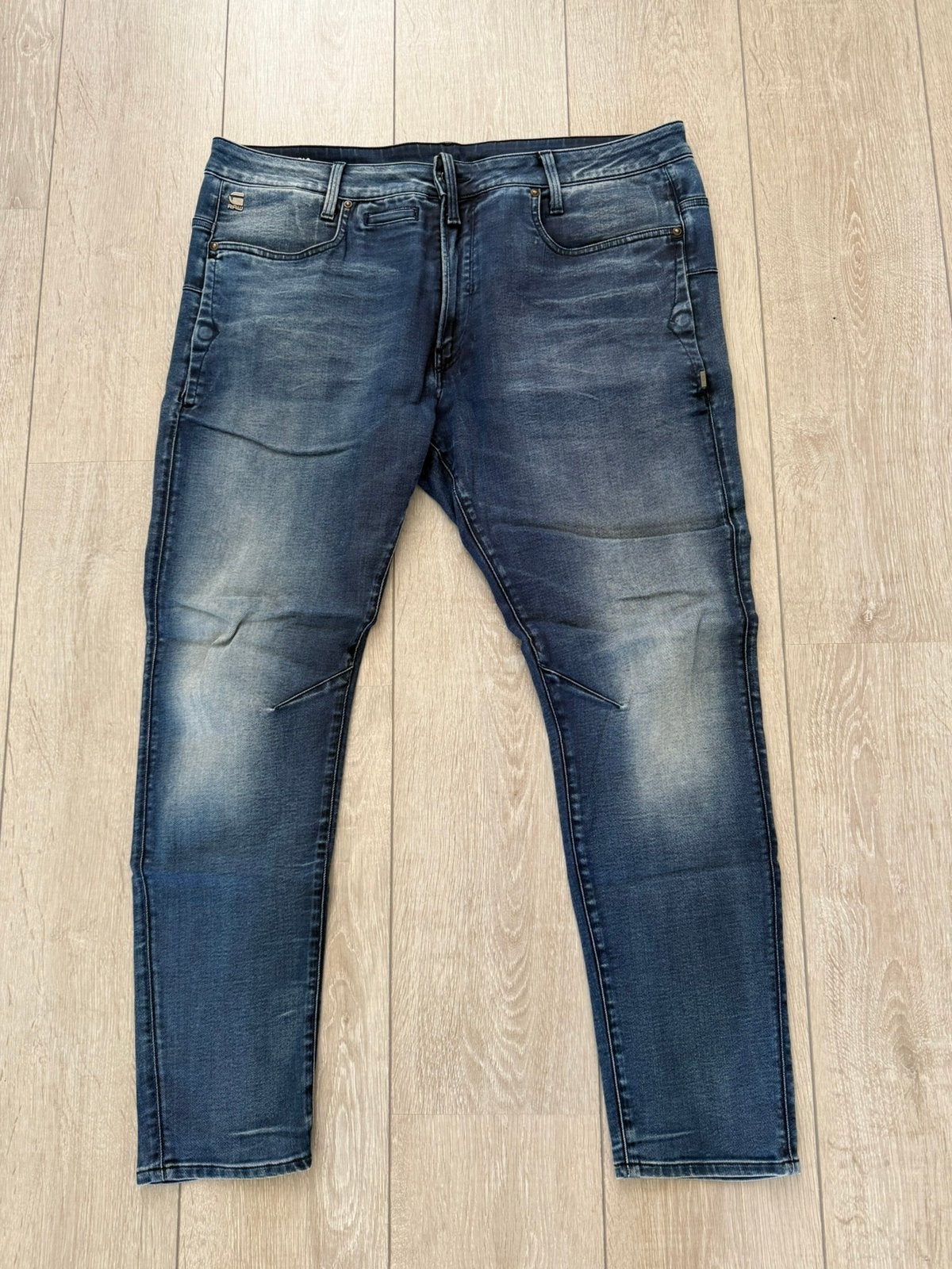 G -star raw jeans d-staq 3d slim maat 38-32, Ophalen of Verzenden, Zo goed als nieuw, Blauw, W36 - W38 (confectie 52/54)