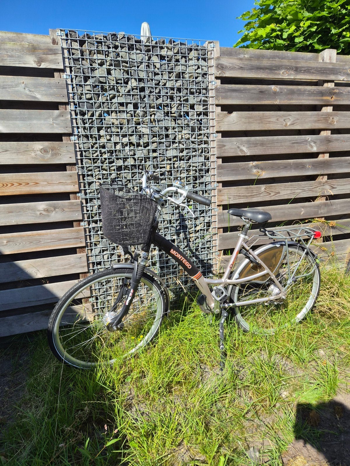 Montego damesfiets met mandje, Gebruikt, Velgrem, Versnellingen, 50 tot 53 cm