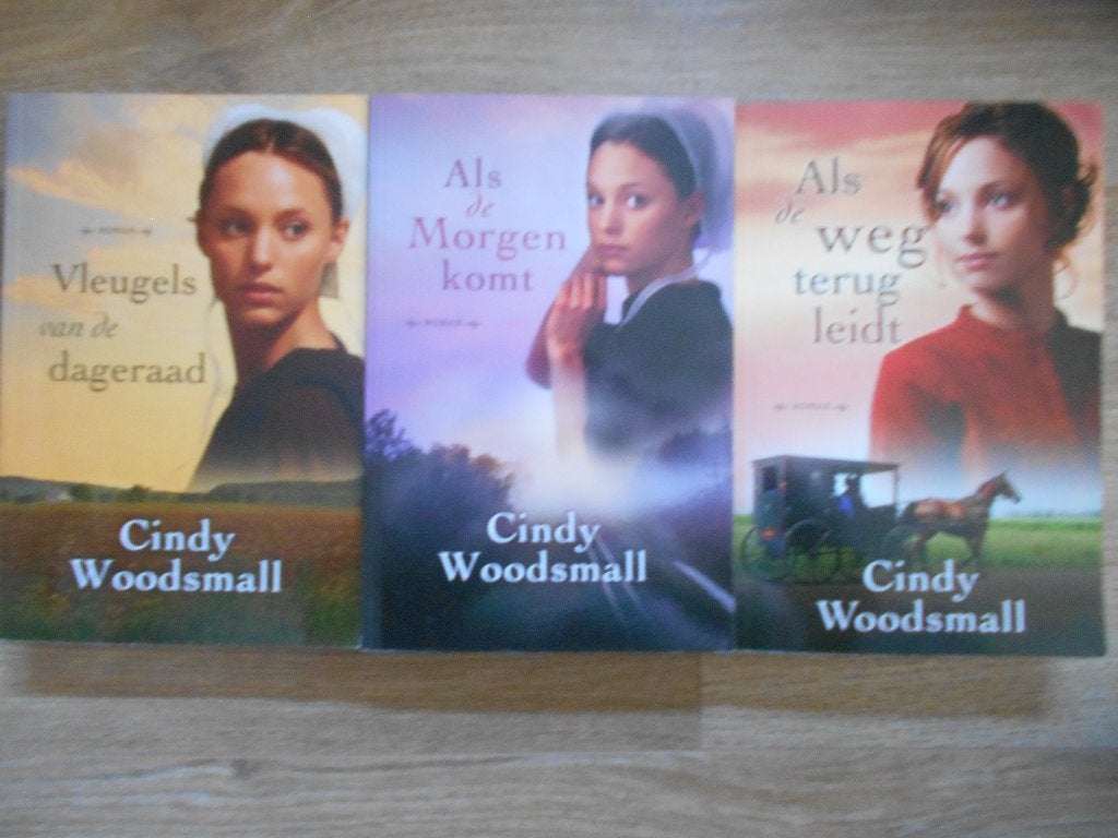 Cindy Woodsmall Deel 1 t/m 3, Boeken, Romans, Ophalen of Verzenden, Zo goed als nieuw