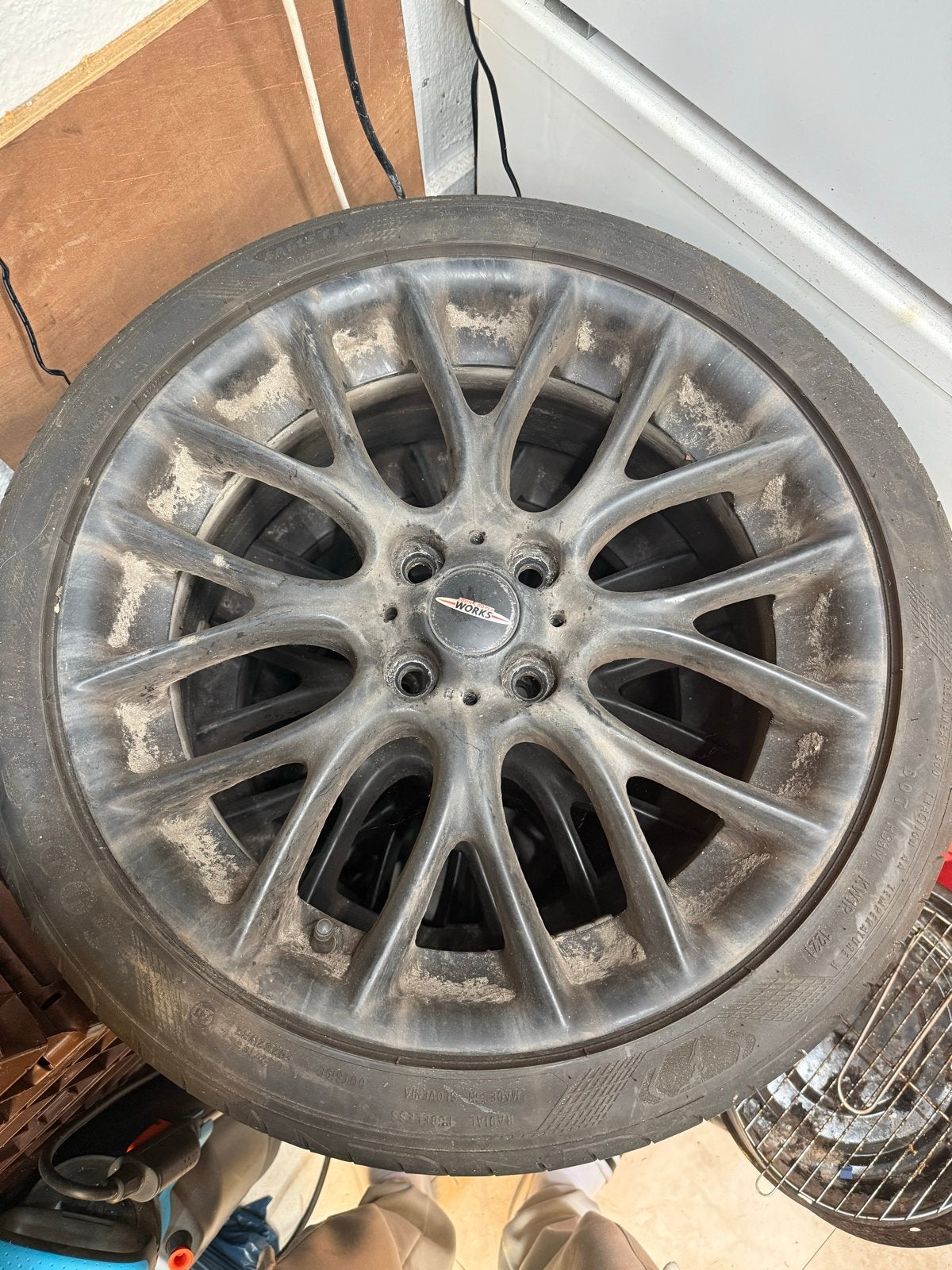 Mini R53 R112 JCW cross spoke velgen, Auto-onderdelen, Ophalen, Gebruikt, Velg(en), 17 inch