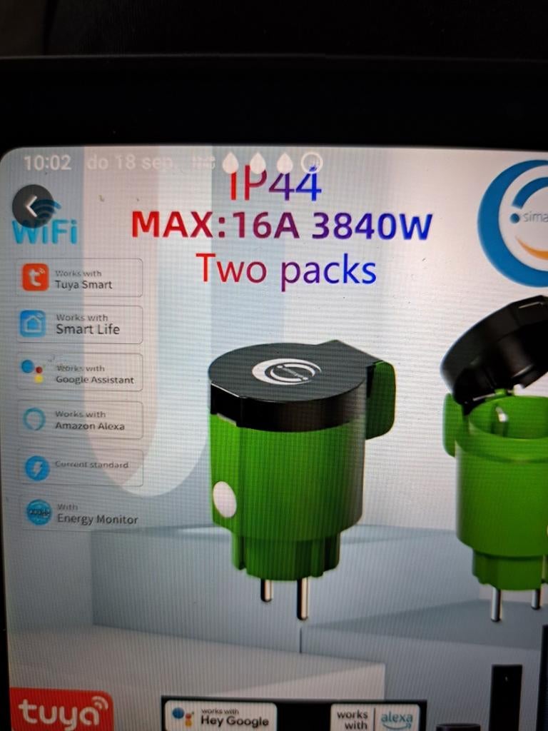 Smartplug (2 stuks), Ophalen of Verzenden, Nieuw, Stekker
