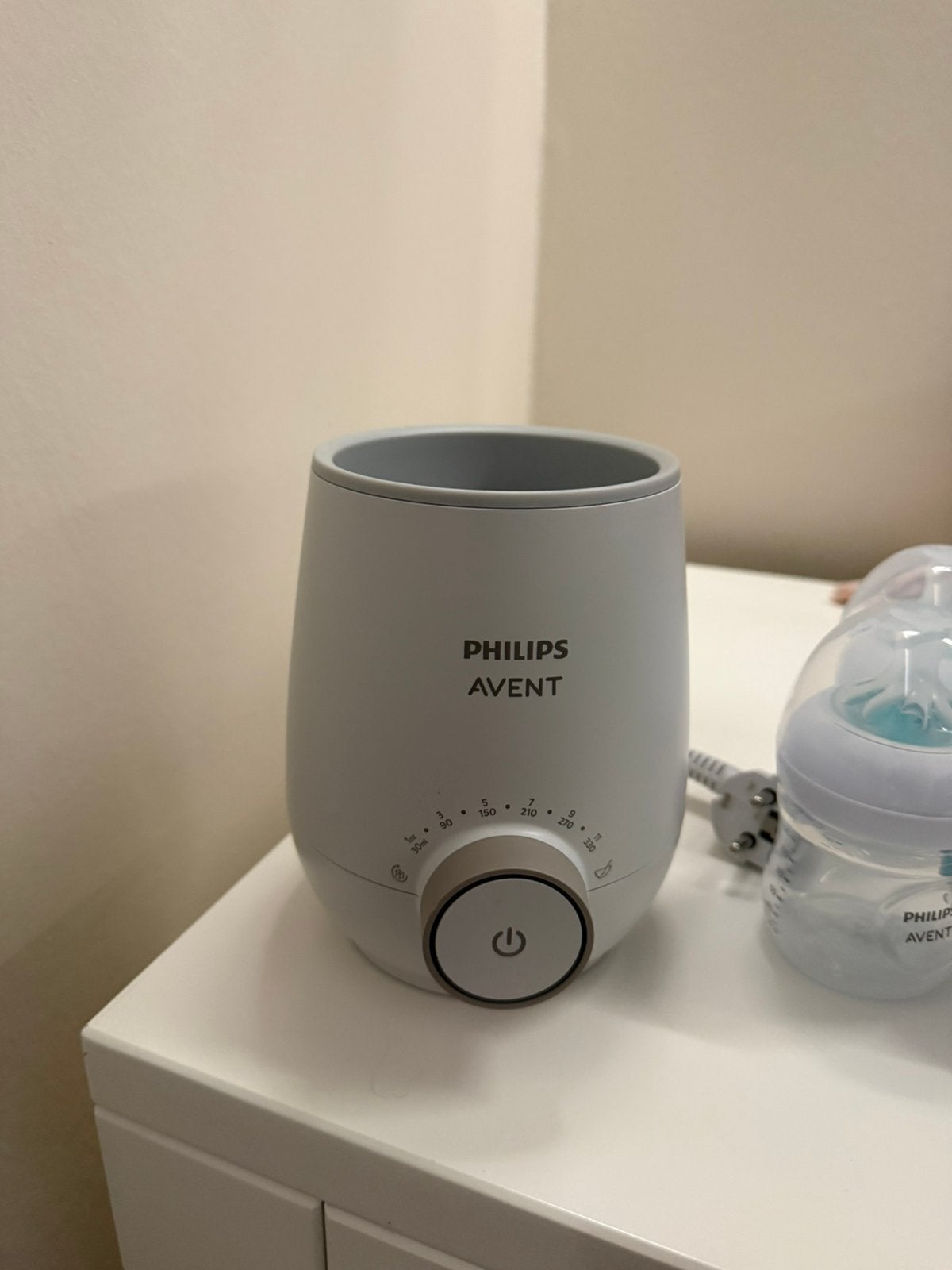 Flessenwarmer philips avent + 3 flessen, Kinderen en Baby's, Babyvoeding en Toebehoren, Ophalen of Verzenden, Zo goed als nieuw