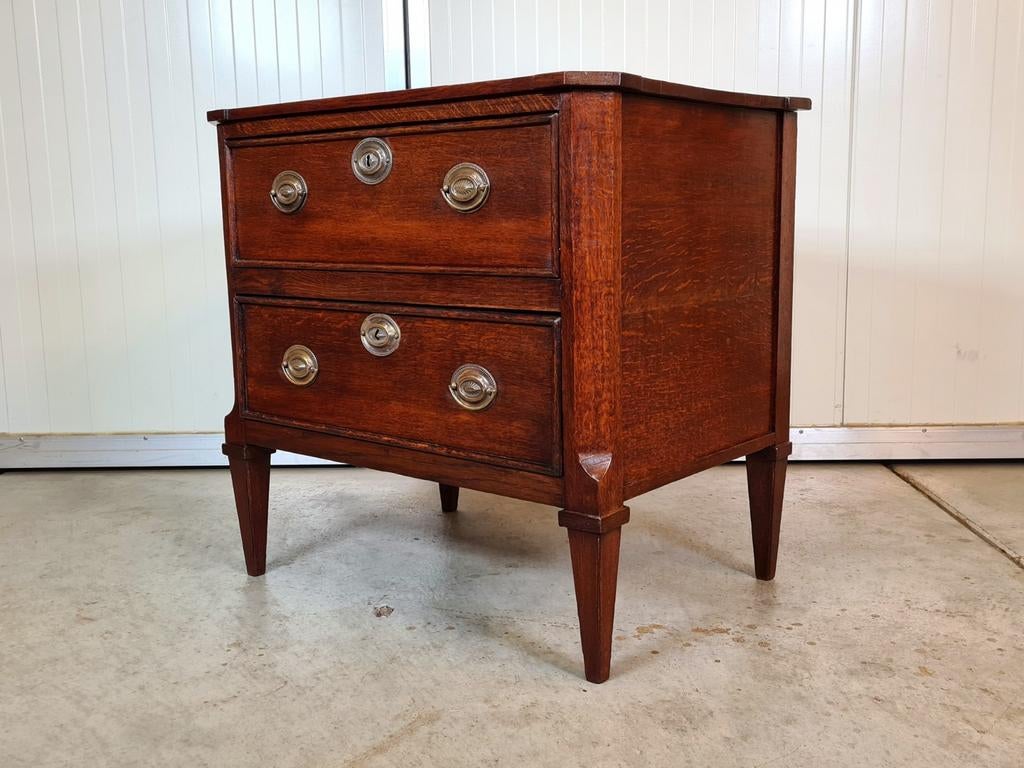 Commode, ladenkastje, kastje, louis seize, eiken, Antiek en Kunst, Ophalen