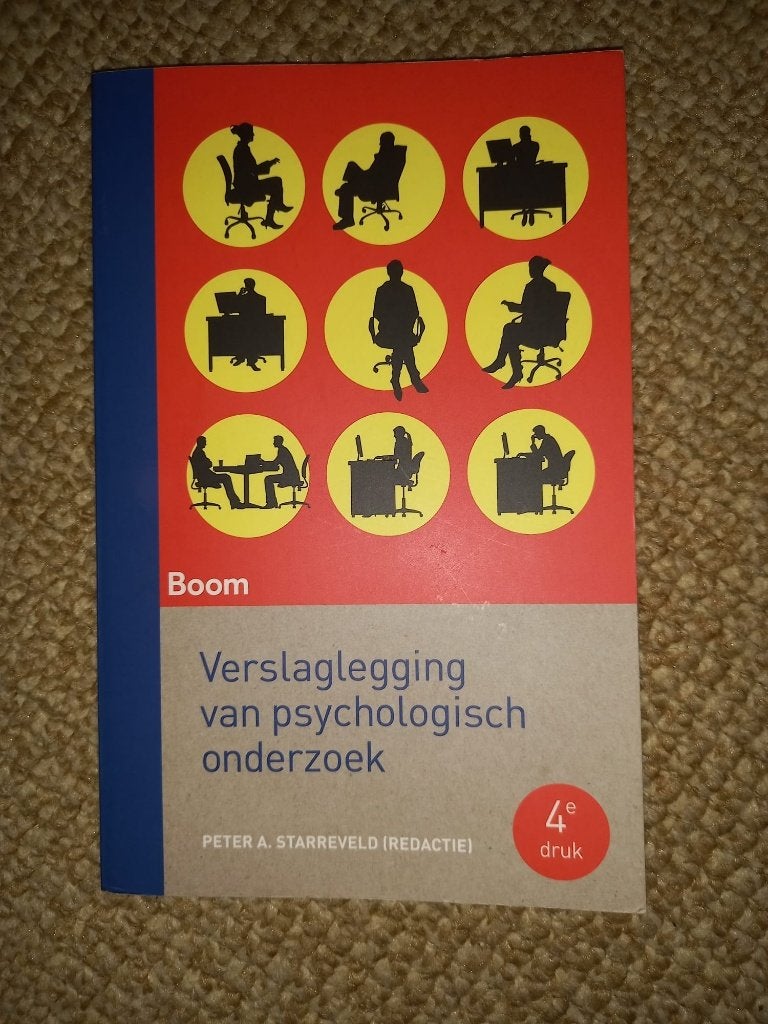 Verslaglegging van psychologisch onderzoek, Boeken, Nieuw, Ophalen of Verzenden, WO, Beta
