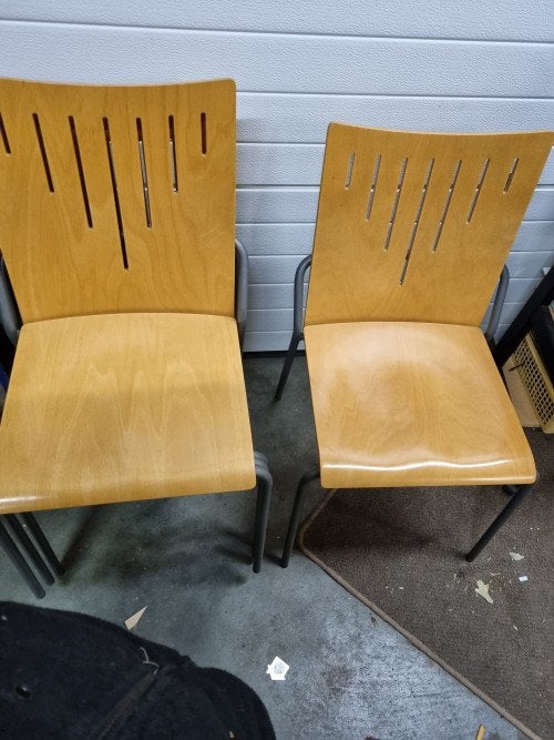 stoelen danerka deens vier stuks, Ophalen of Verzenden