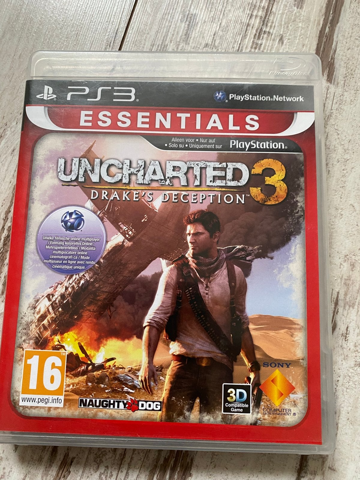 Uncharted 3: Drake's Deception PS3 Essentials, Avontuur en Actie, Online, 1 speler, Ophalen of Verzenden