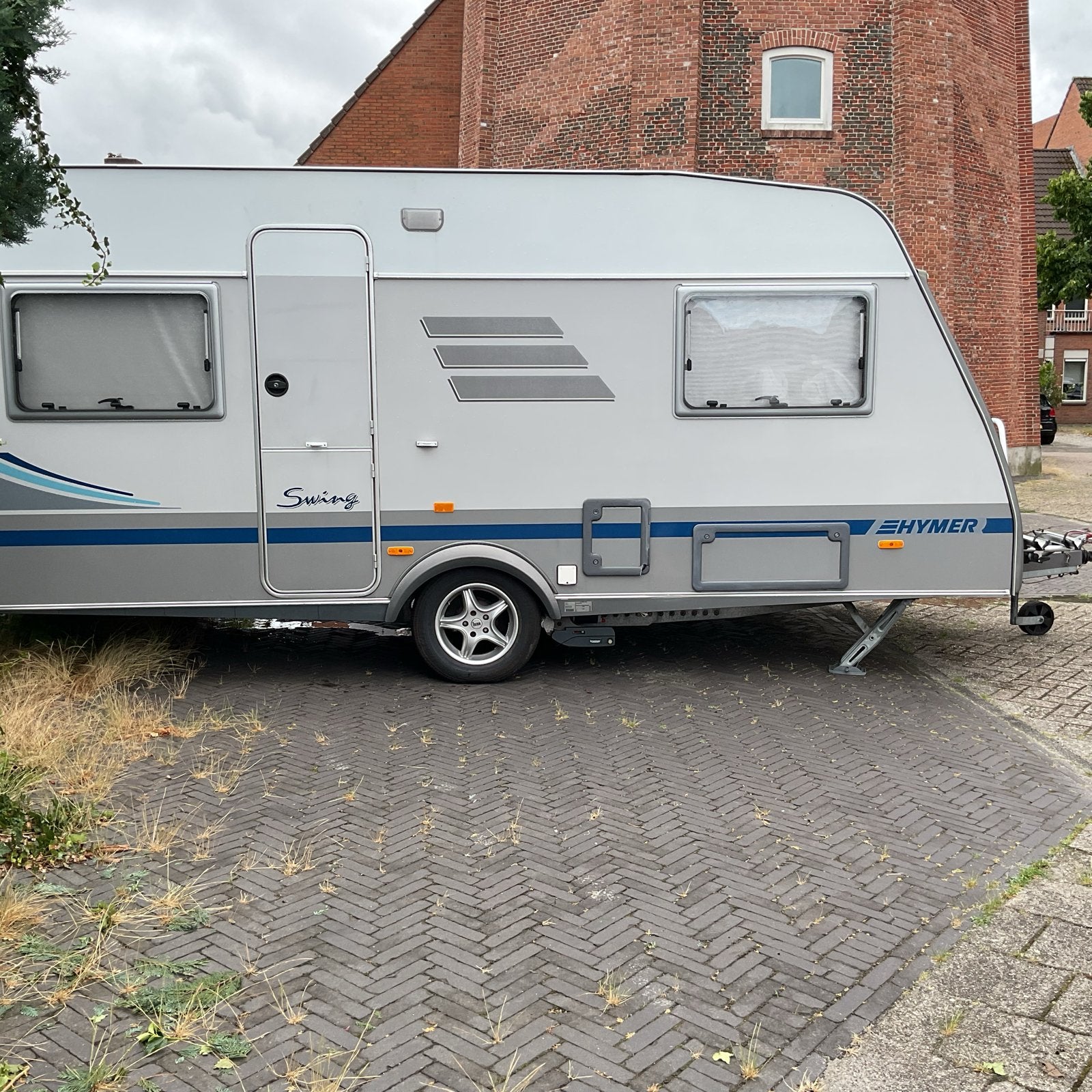 Hymer Eriba Swing 491 2001Caravan - Comfortabel en Compleet, Caravans en Kamperen, Caravans, Vast bed, Rondzit, Particulier, Hymer