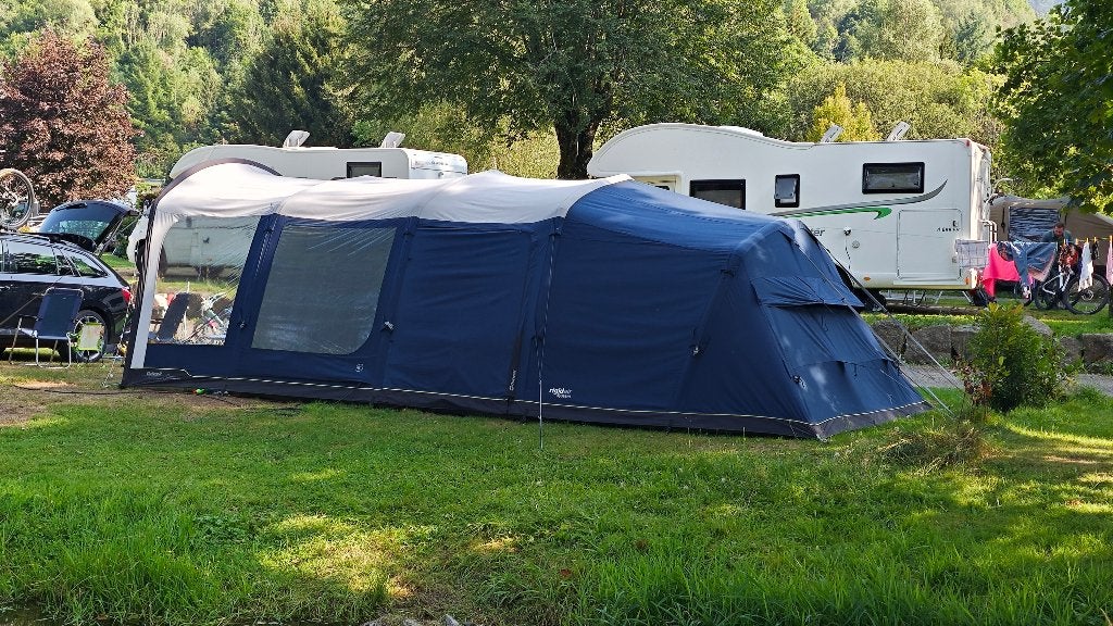 Outwell Hayward Lake 6ATC opblaasbare luxe familietent, Ophalen, Zo goed als nieuw, Tot en met 6