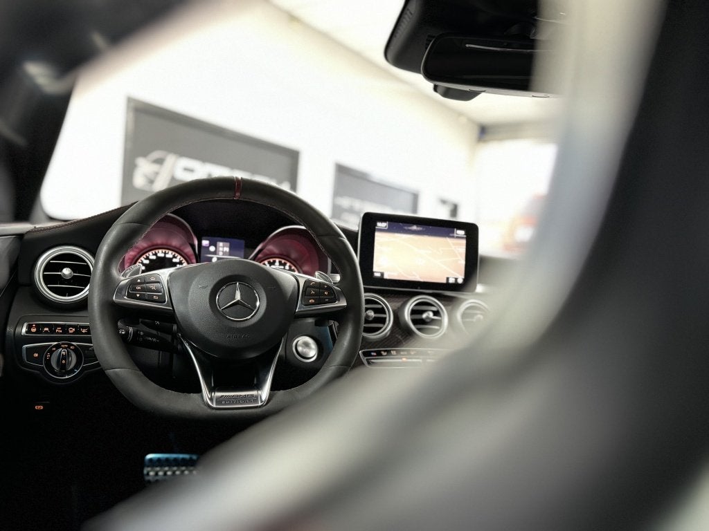 Mercedes-Benz C-Klasse C63 S 4.0 510PK AMG Edition 1 FULL OP, 1715 kg, Wit, Leder, Bedrijf