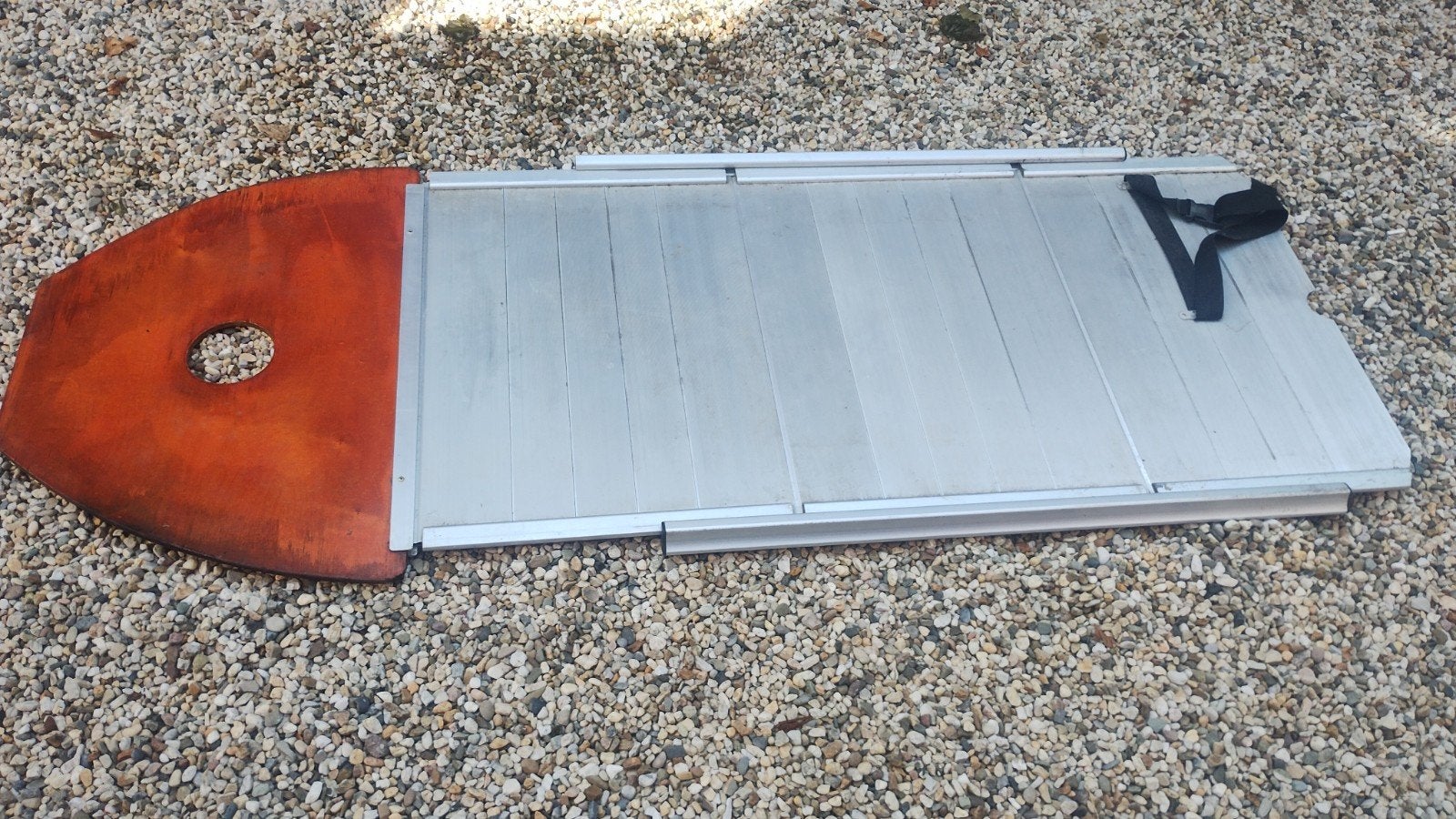 bootvloer aluminium hout, Ophalen, Gebruikt, Overige typen