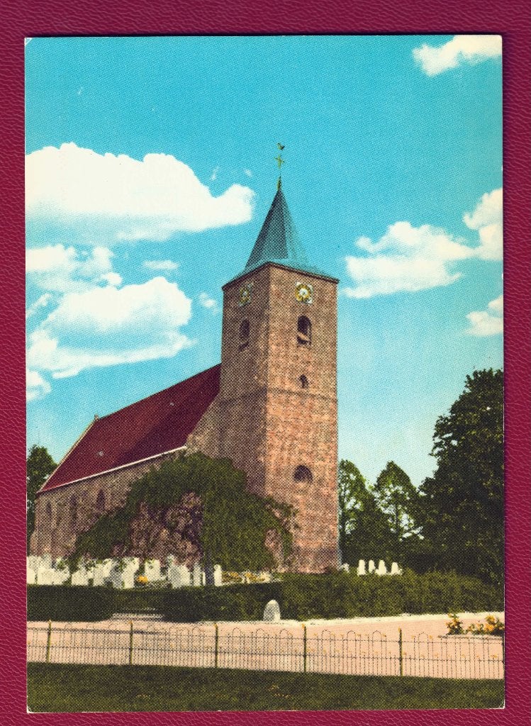 Augustinusga (Frl.) - Ned. Herv. Kerk - Ong  - Kerken, Ophalen of Verzenden, 1960 tot 1980, Ongelopen, Friesland