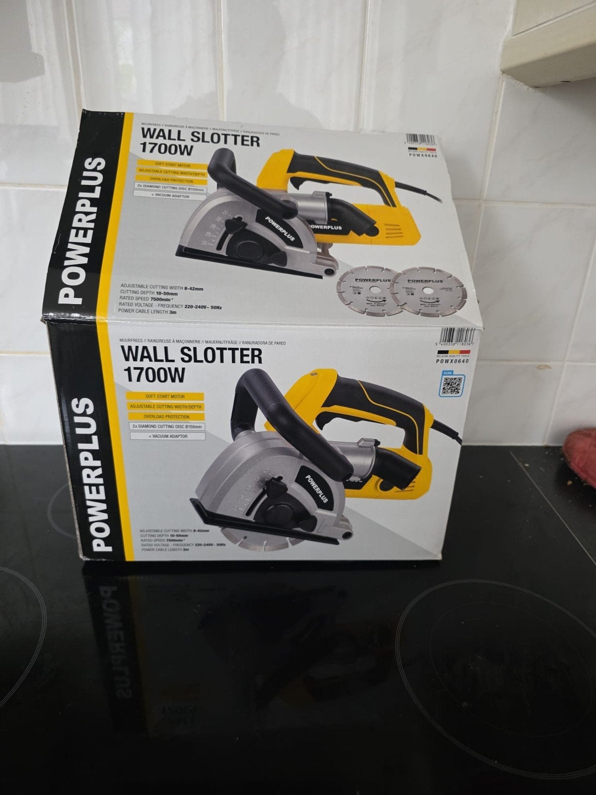 Powerplus Muurfrees 1700W - Zo goed als nieuw, Ophalen, Muurfrees, Zo goed als nieuw, Powerplus
