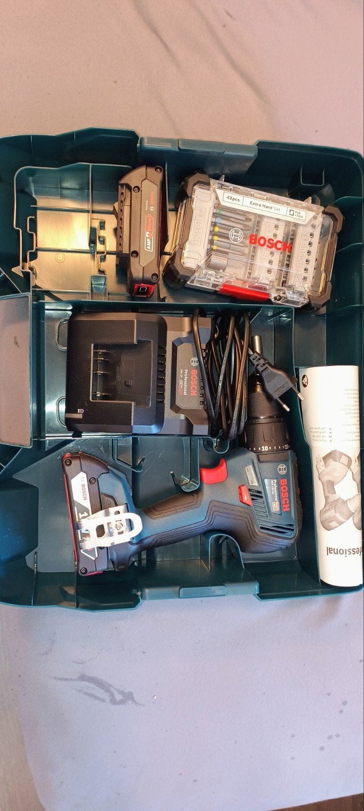Bosch Professional accuschroevendraaier GSR 18V-50, z.g.a.n., Ophalen