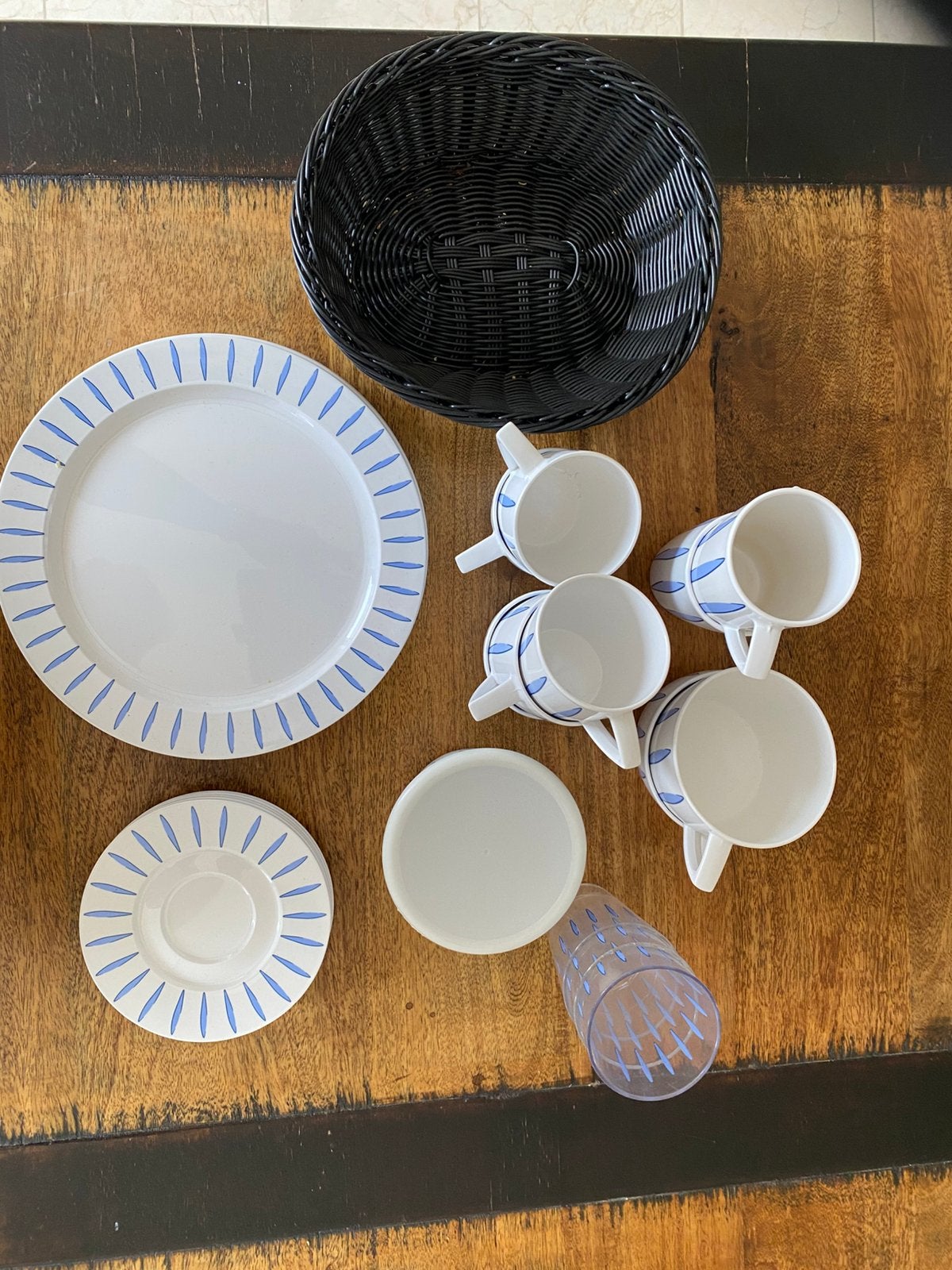 Mepal caravan servies, Ophalen, Zo goed als nieuw