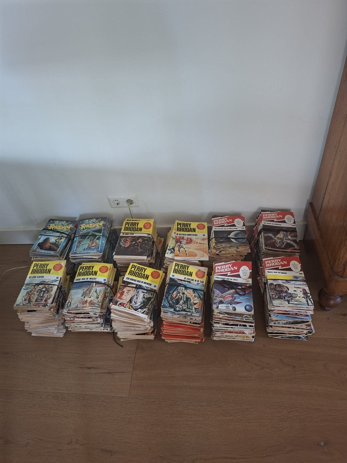 Grote collectie Perry Rhodan sciencefiction boeken, Ophalen of Verzenden, Gelezen