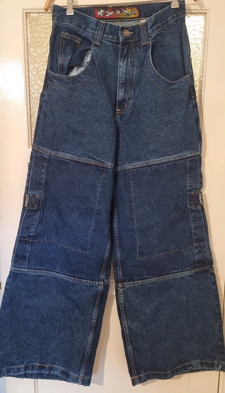 vintage Jynx 90 s skatebroek hiphop broek maat 28, Ophalen, Blauw, Nieuw, W28 - W29 (confectie 36)