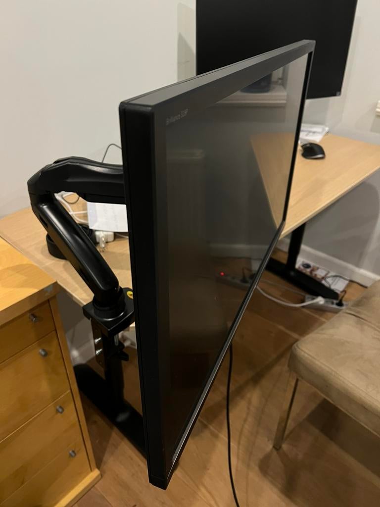 Philips Brilliance 32” 4K monitor + monitorarm, Computers en Software, Monitoren, 3 tot 5 ms, VA, Ophalen of Verzenden, DVI