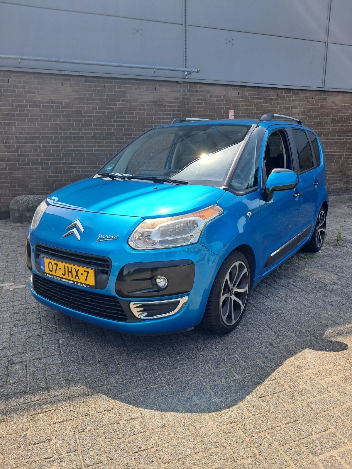 Citroën C3 Picasso 1.4 VTI 2009 Blauw, Auto's, Citroën, Voorwielaandrijving, Zwart, Blauw, Origineel Nederlands