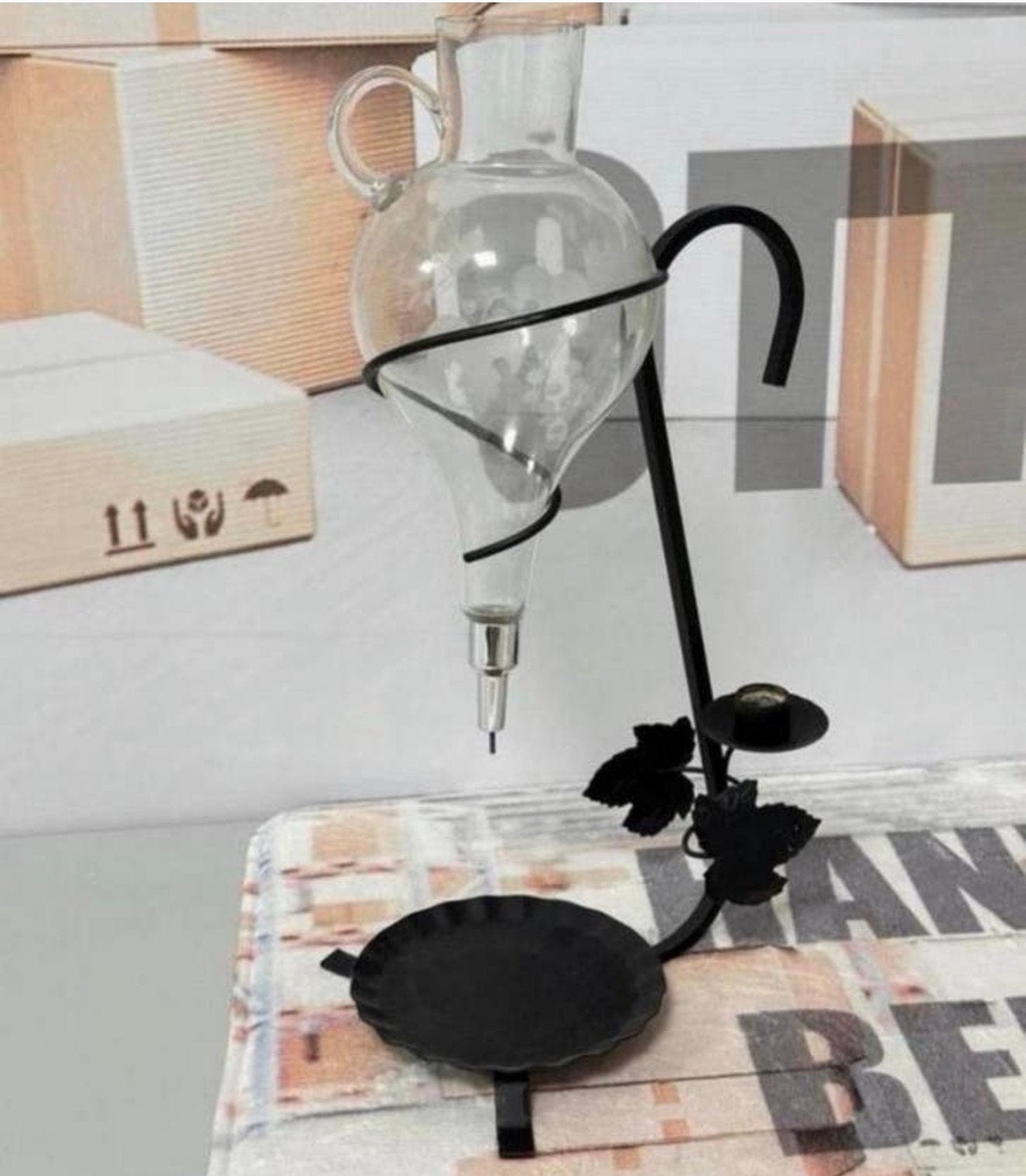 1950 antiek Wijndispenser wijn beluchter schenker decanter, Verzamelen, Ophalen of Verzenden, Zo goed als nieuw, Frankrijk, Overige typen
