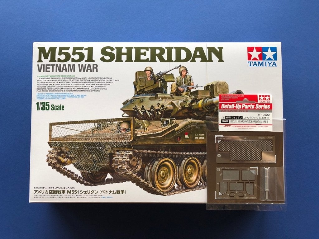 Tamiya	35365	M551 Sheridan	1/35 Incl PE loop set, Tank, Verzenden, 1:32 tot 1:50, Nieuw