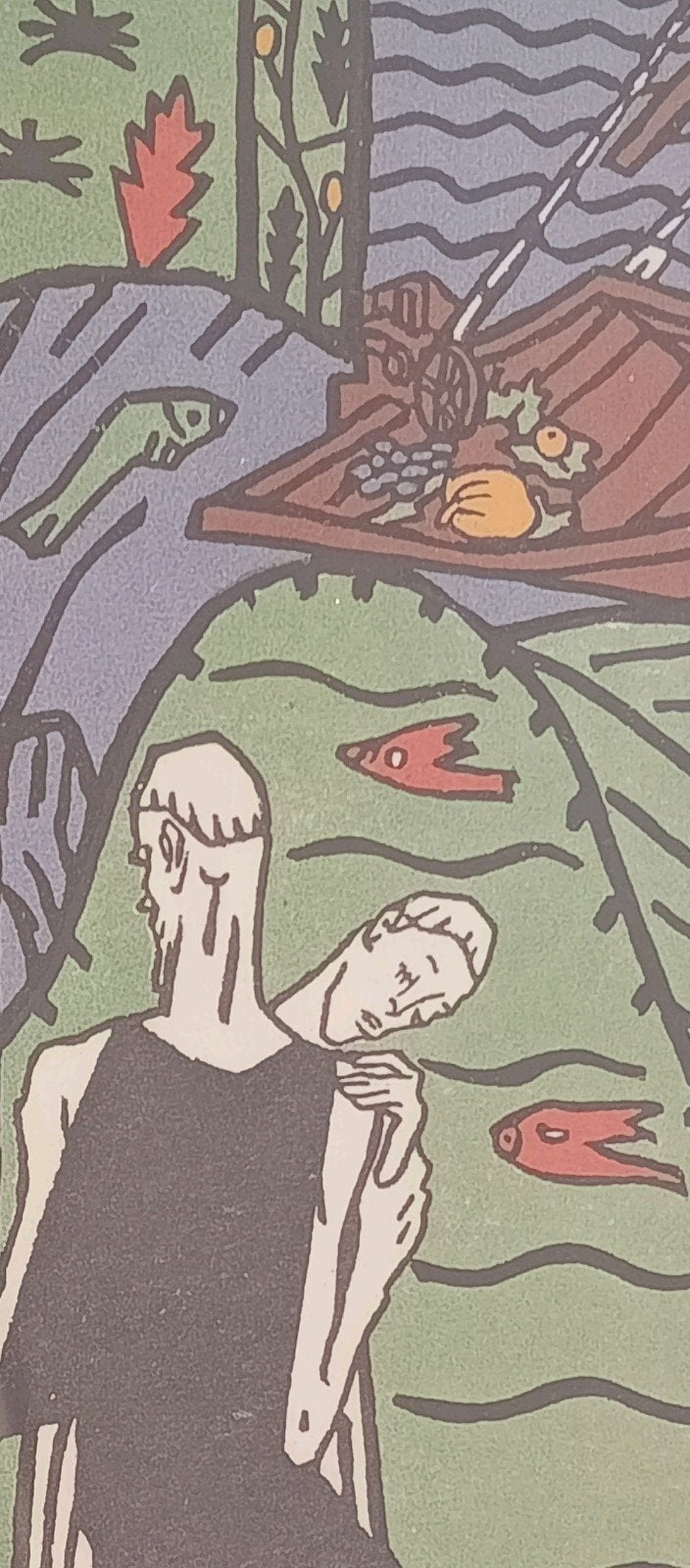Oskar Kokoschka 2 lijsten met print, Verzamelen, Ophalen of Verzenden, 1980 tot heden, Tijdschrift