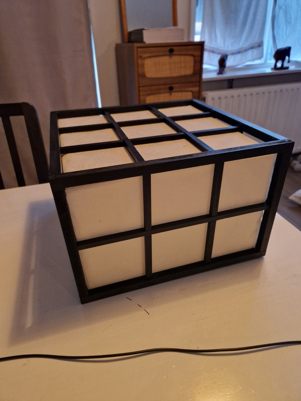 Japanse stijl lamp/lantaarn, Hout, Ophalen of Verzenden, Japandi, Gebruikt