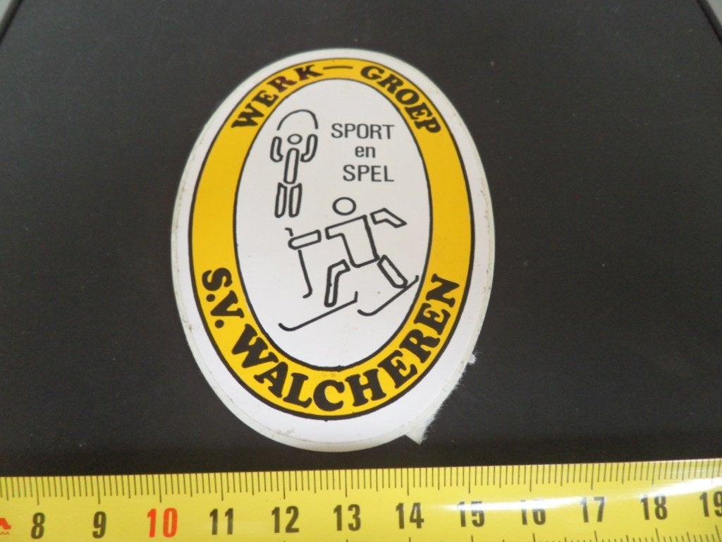 sticker Werkgroep Sport en Spel S.V. Walcheren, Ophalen of Verzenden, Zo goed als nieuw