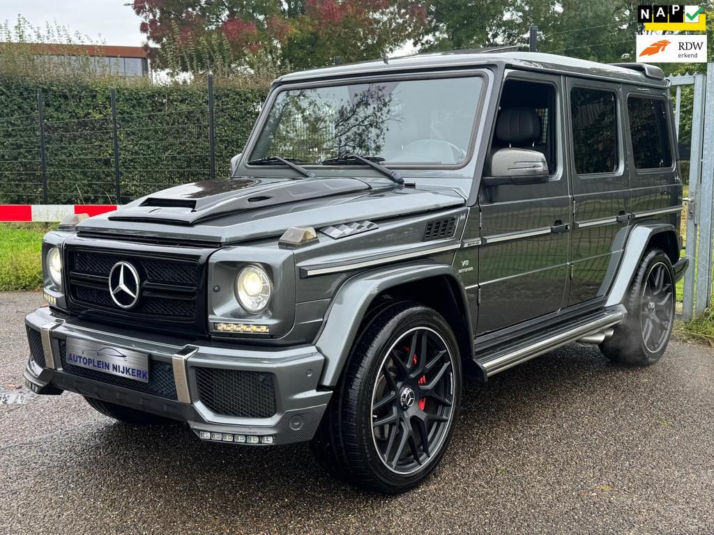 Mercedes-Benz G-klasse AMG G63 5.5 Bi-turbo Brabus Look 22in, Auto's, Automaat, Bi-Xenon koplampen, Gebruikt, 8 cilinders