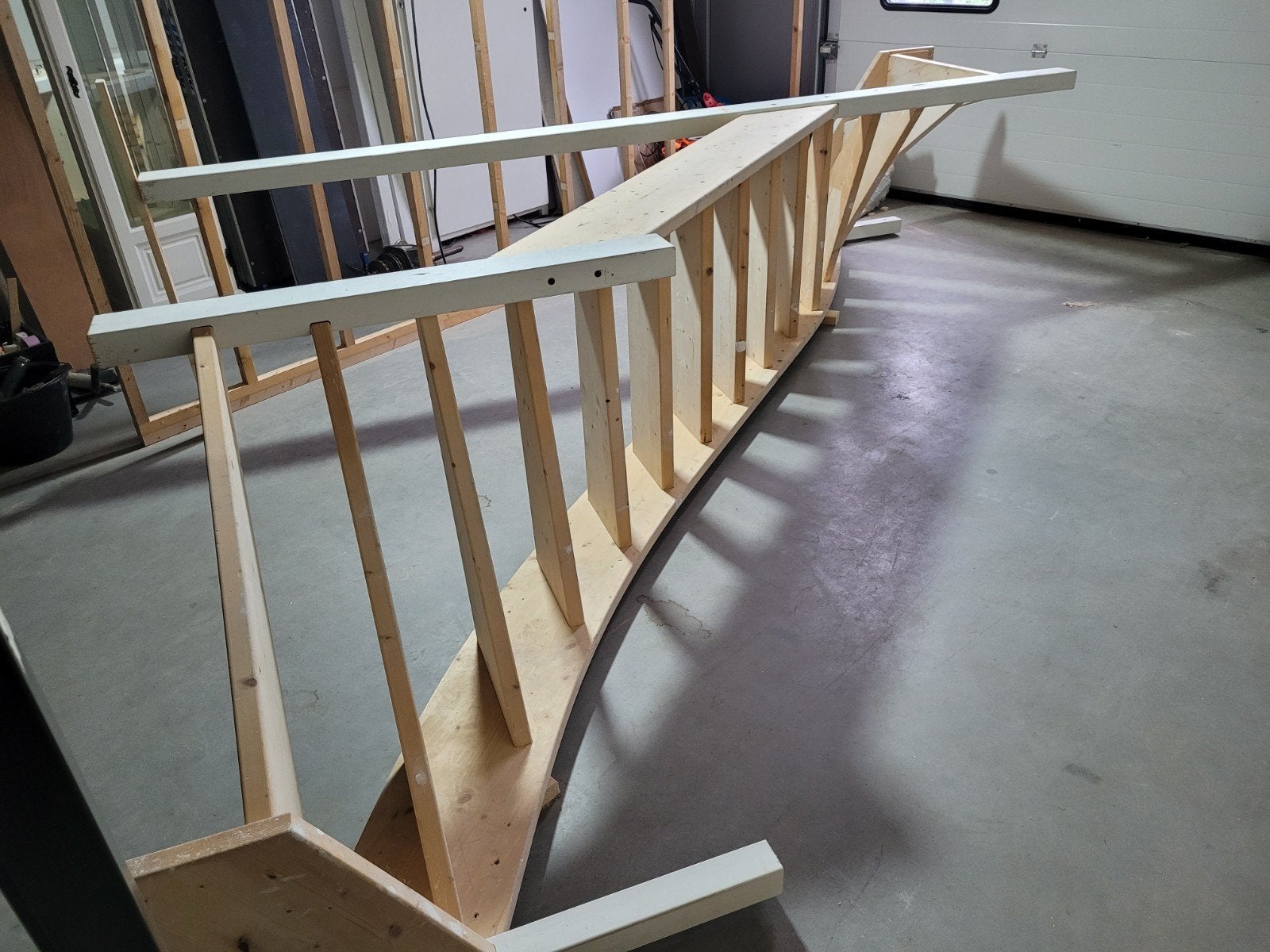 Houten trap, Doe-het-zelf en Verbouw, Ophalen of Verzenden