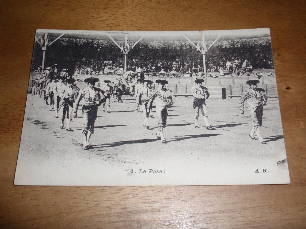 Opkomst Toreadors Stierenvechten Spanje, Verzamelen, Verzenden, 1920 tot 1940, Ongelopen, Spanje