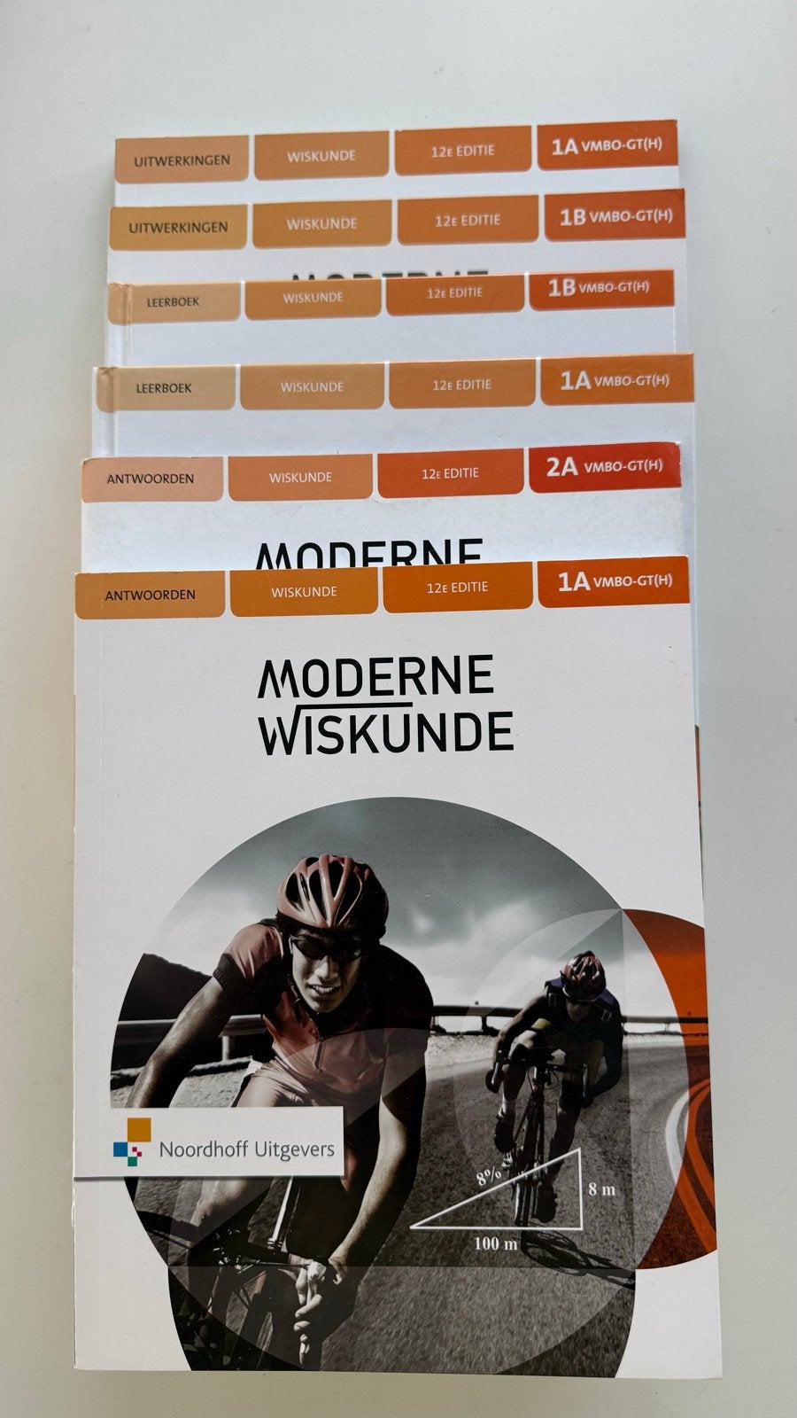Moderne Wiskunde VMBO-GT(H) 12e editie (diverse delen), Ophalen of Verzenden, Gelezen, VMBO, Wiskunde A