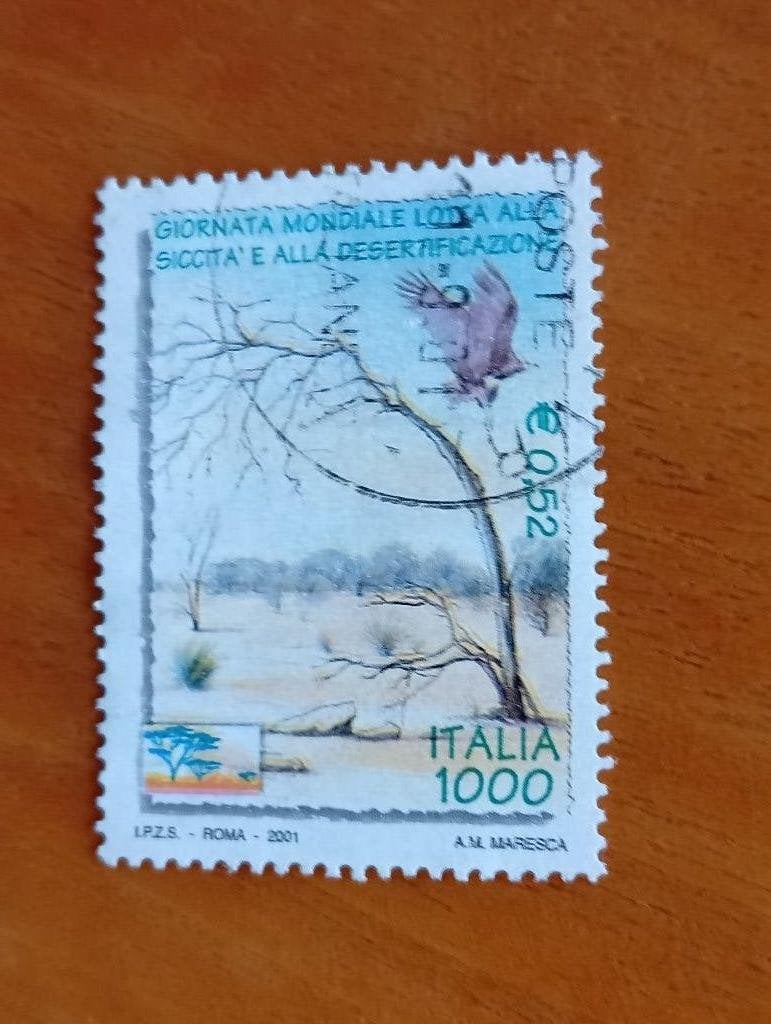 italie 2001, Ophalen of Verzenden, Gestempeld
