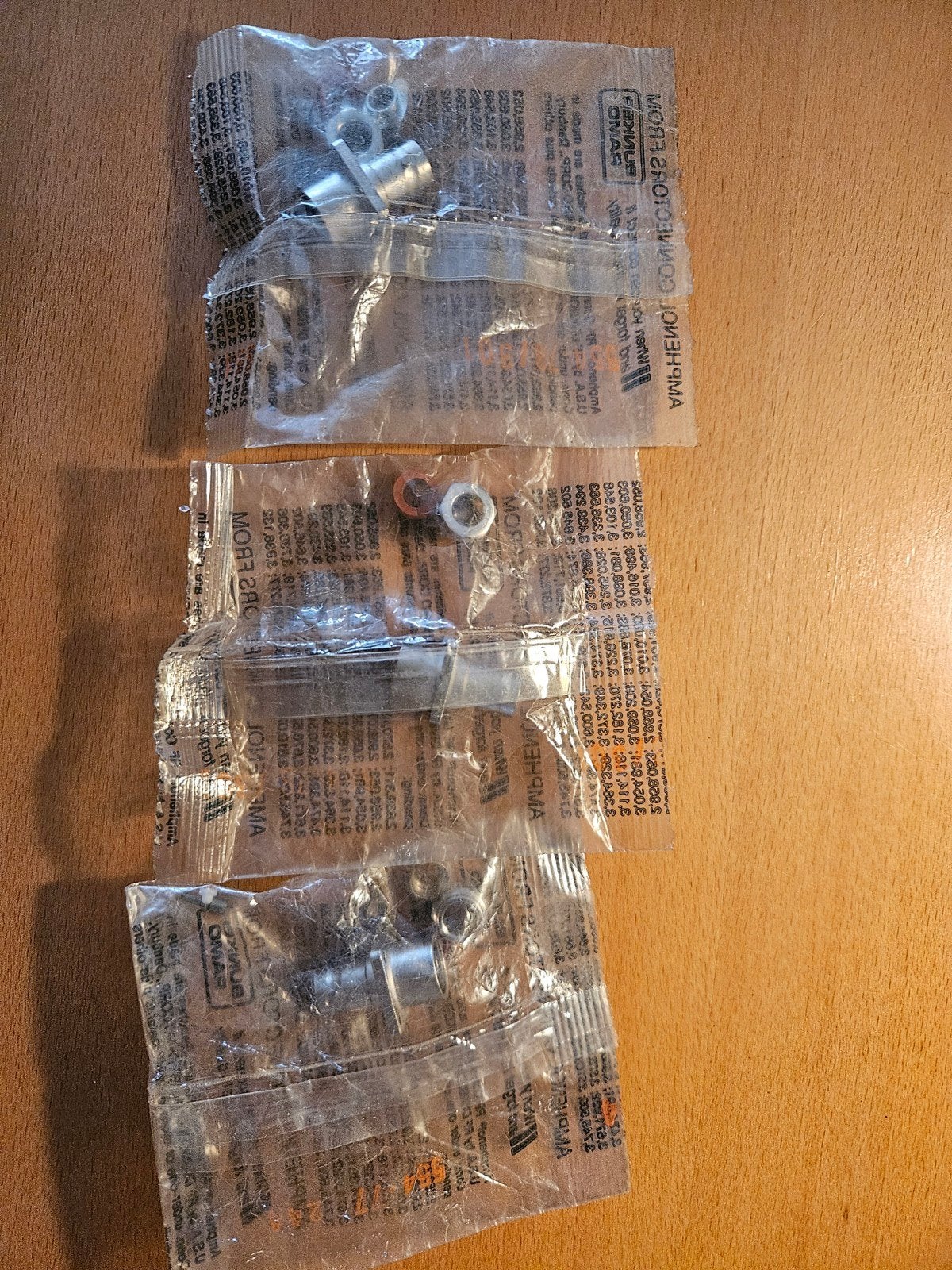 3x Amphenol BNC Panel Jack Connectoren UG-262B/U NOS, Ophalen of Verzenden, Nieuw, Minder dan 2 meter, Coaxiale kabel