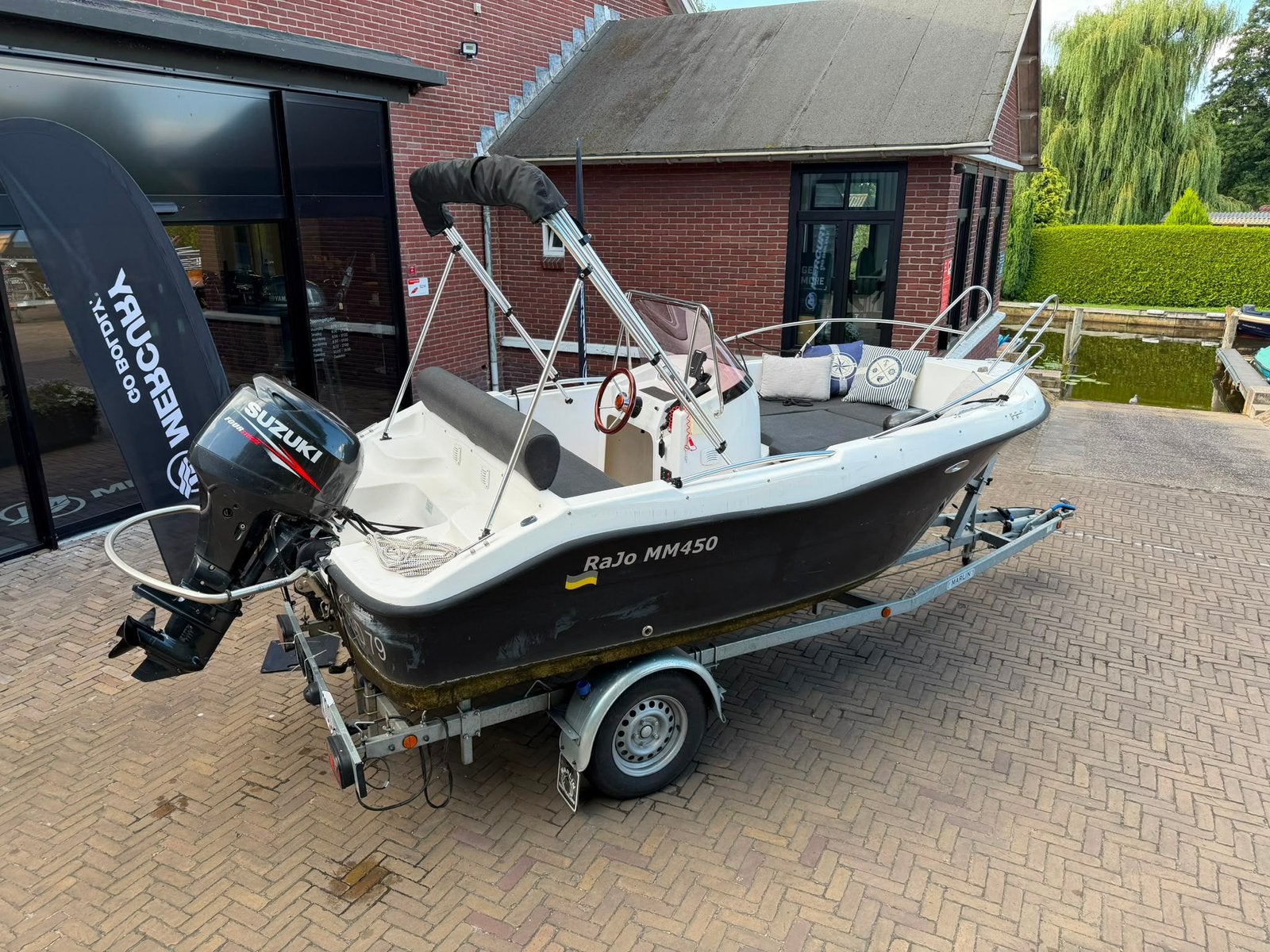 Rajo 450 Open / 40 pk 4 takt / 2015 / Compleet / Trailer, Watersport en Boten, Ophalen of Verzenden, Zo goed als nieuw