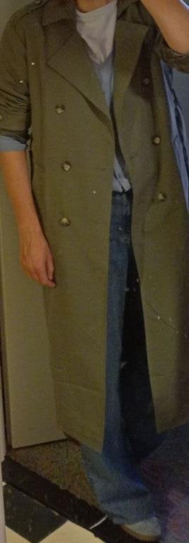 Nieuw Tussenmantel, lange tussenjas trenchcoat coat jas, XS, Nieuw, Maat 34 (XS) of kleiner, Groen, Esmara