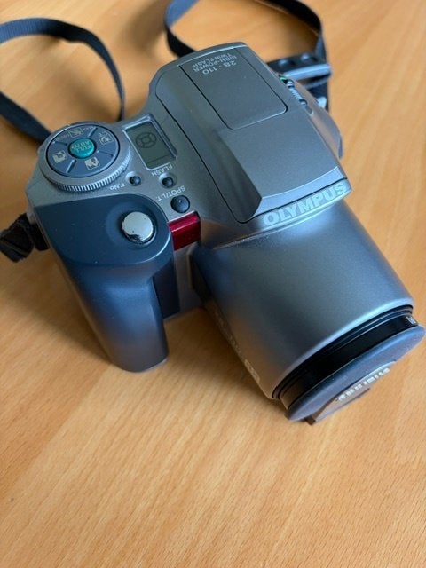 Olympus iS-300 vintage camera, Audio, Tv en Foto, Fotocamera's Analoog, Gebruikt, Spiegelreflex, Olympus, Ophalen of Verzenden