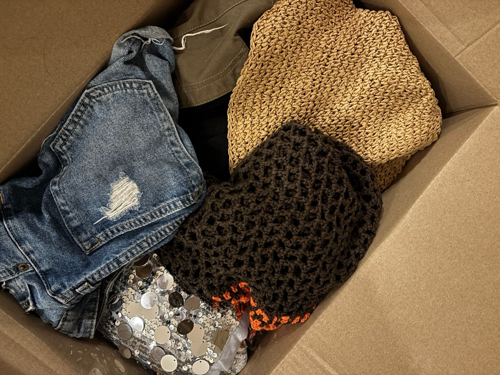 Vintage & tweedehands kledingpakket dames S–L – Box 14, Ophalen of Verzenden, Gedragen, Maat 38/40 (M)