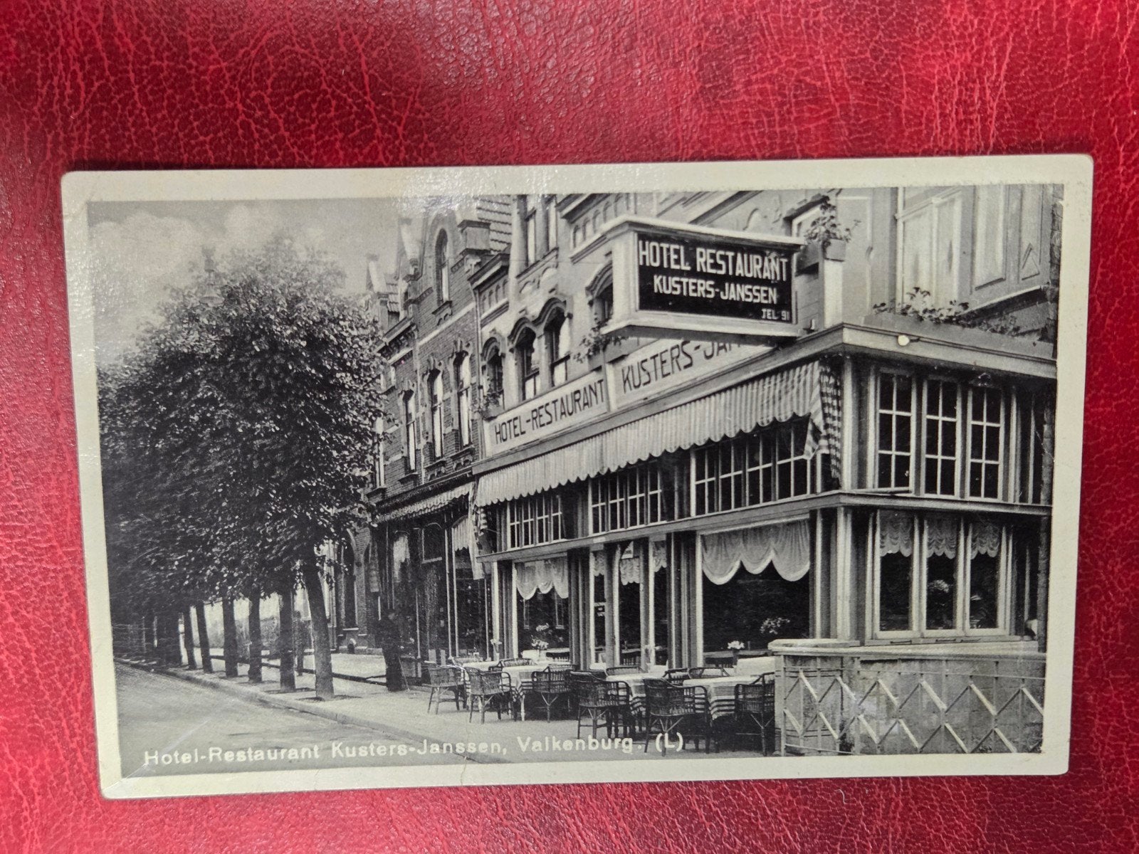 Valkenburg Hotel-restaurant Kusters-Janssen, Verzamelen, Verzenden, 1920 tot 1940, Limburg